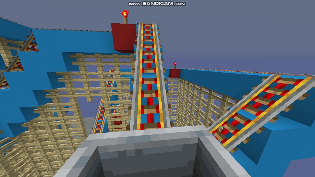 Kendi Yaptığım Roller Coaster |Minecraft - YouTube