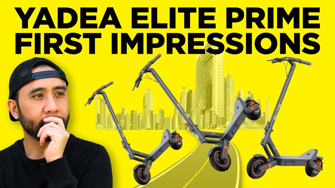 Futuristic Vibes: Introducing the Yadea Elite Prime Electric Scooter with  Polymer Suspension! 