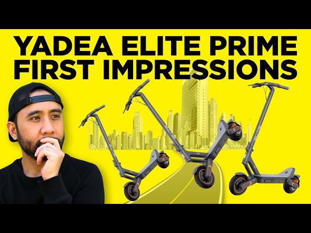 Futuristic Vibes: Introducing the Yadea Elite Prime Electric Scooter with  Polymer Suspension! 