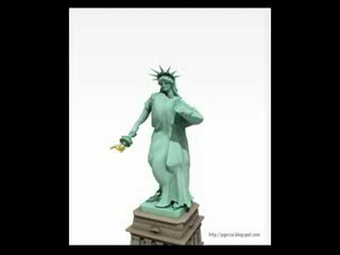 dancing statue of liberty youtube
