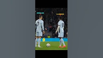 Nuno Mendes Freekick Curse Ends😅🥶 #shorts #ronaldo #messi #shortsvideo