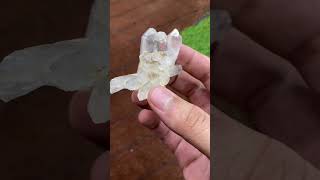 Clear Quartz cluster #youtubeshorts #shortsfeed #shortsyoutube #crystals #clearquartz #shorts