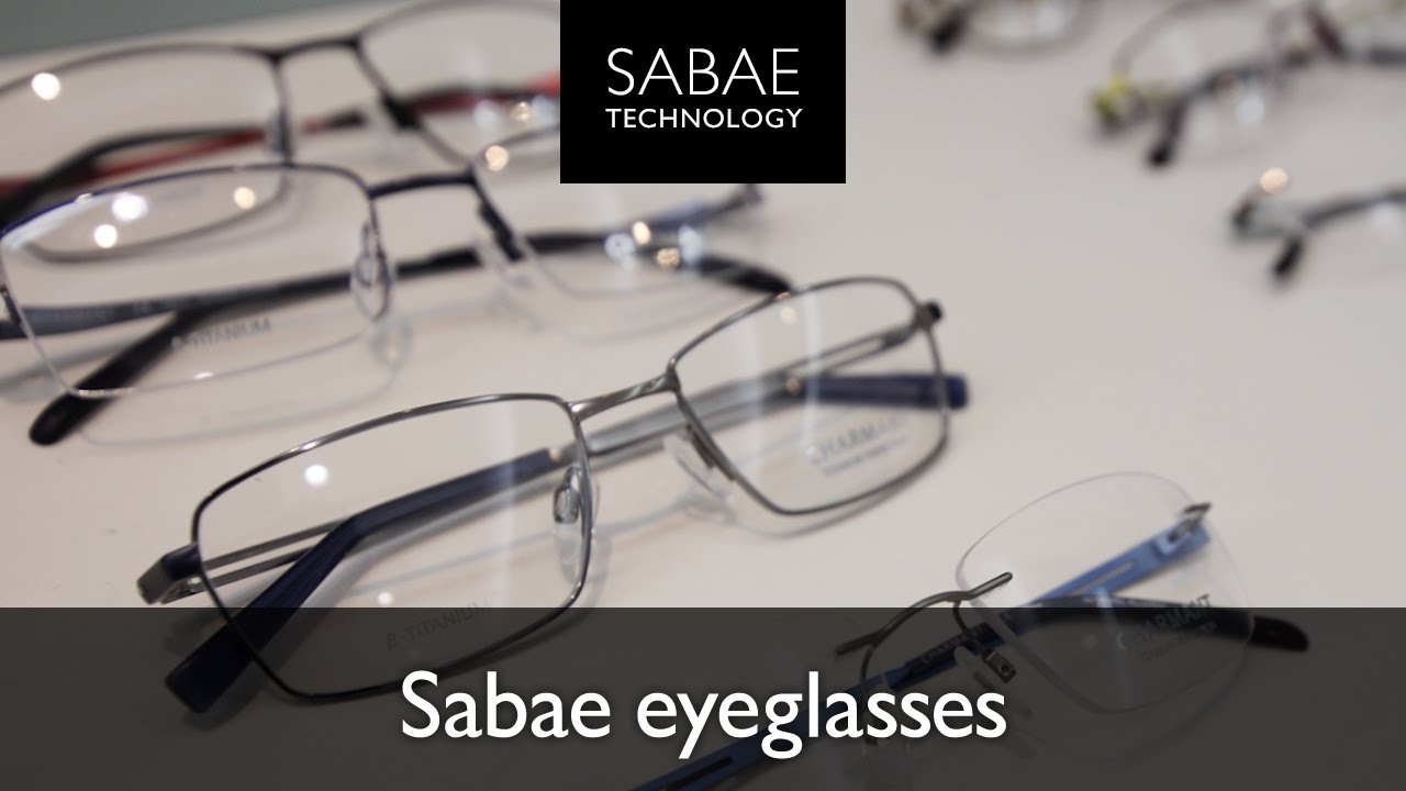 Saabe Sabae eyeglasses - YouTube