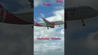 Air Canada Rouge Airbus A319-112, Reg C-Gitp, Nashville- Toronto Pearson Airport