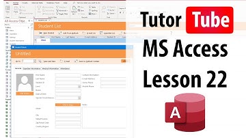 MS Access Tutorial - Lesson 22 - Using Filters
