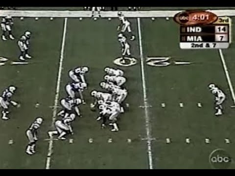2000 AFC Wild Card Dolphins vs Colts 3RD QTR