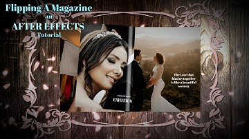Flipping A Magazine Slideshow in After Effects Tutorial #weddings #weddingplanner #weddingvlogs