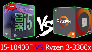 I5-10400F VS  Ryzen 3-3300x   ||  16 Gaming Benchmarks
