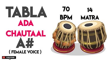 Ada ChauTaal Tabla Loop | A# Scale | 70 Bpm | #muzzico