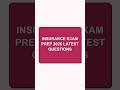 Insurance Exam Prep 2026 Latest Questions (Actual)