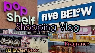 SHOPPING VLOG AT FIVE BELOW & POP SHELF! Halloween Decor, New Fragrances & SO MUCH MORE!
