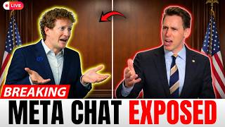 Josh Hawley EXPOSES Meta’s AI Piracy | Internal Chats Show They Knew