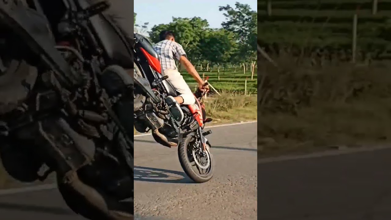 Ns200 Stoppie 🔥| Full Video Link in Description 