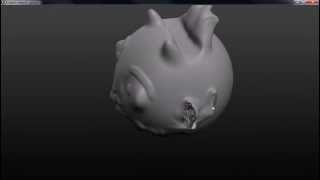 Sculptris Alpha 6 - test charger head