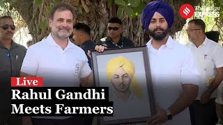 Rahul Gandhi Interacts With Farmers At Village Chaupal In SBS Nagar, Punjab