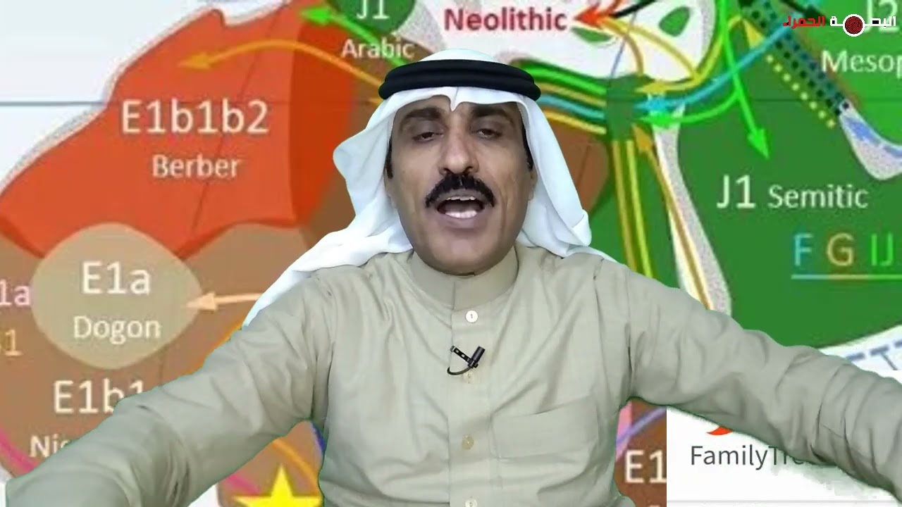 الحمض النووي يثبت قطعيا تطابق الموروث العربي العدناني القحطاني مع المشجر الجيني.