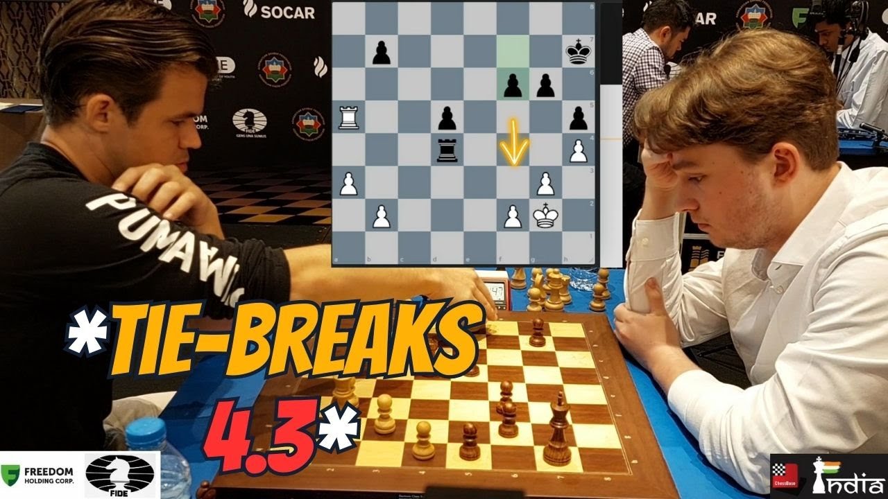 Chess World Cup 2023 — Magnus Carlsen RESIGNS against Vincent Keymer in  explosive round 4 in Baku