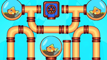 Save the fish Fishdom /Pull the pin game /ios android gameplay Walkthrough levels 2460-2470 Part#157