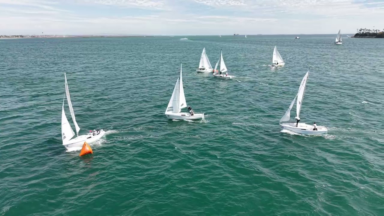 ⁣2026 Cal 20 Class Champs   Day 2   Race 5   Gold leeward gate