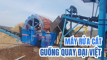 Máy rửa cát guồng quay | Đại Việt JSC