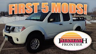 My First 5 Mods to My Nissan Frontier!