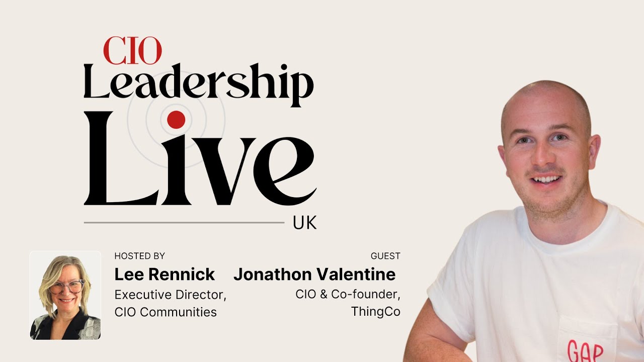 Jonathon Valentine, CIO & Co-founder, Thingco, Top 10 CIO UK 2023 Award Winner