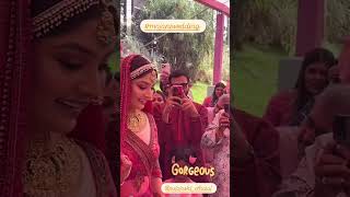Puja Joshi Wedding Look Malhar Thakar Puja Joshi Wedding