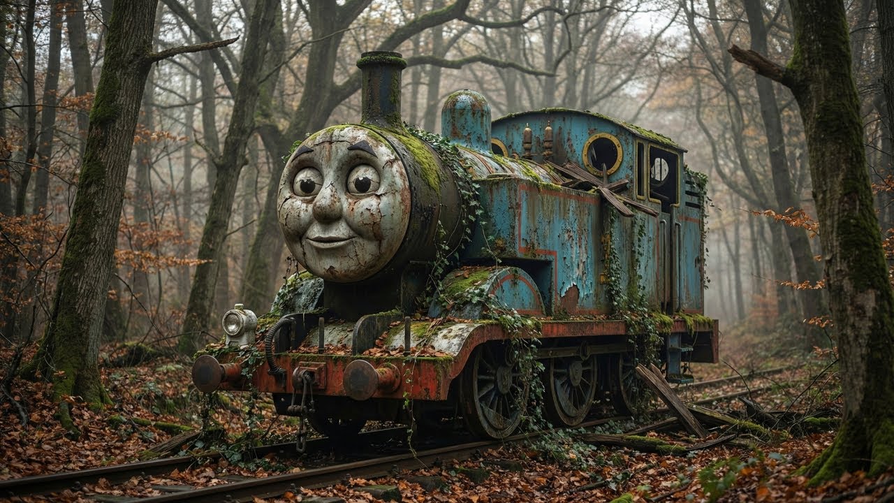 I Found a DESTROYED Abandoned Thomas Train in the Forest — ASMR Car Full Restoration