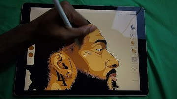 Cartoon Speedart - Nipsey Hussle ( Adobe Draw)