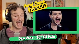 Vocal Coach REACTS - DAN VASC 'Son Of Pain' (Rhapsody Of Fire COVER)