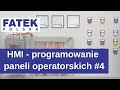 HMI - programowanie paneli operatorskich Fatek cz.4 - Jak stworzyć zegar i wskaźnik liniowy?