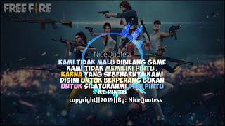 Quotes Free Fire keren || Terbaru 2019 🎶 || Dj Karin dan Dewi 🔊