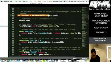 Addy Osmani examines the leading JS MVC-ish frameworks from a pure (smalltalk) MVC perspective