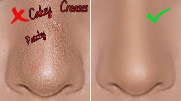 Foundation separated on nose | how to fix it |the best tip that work 100%