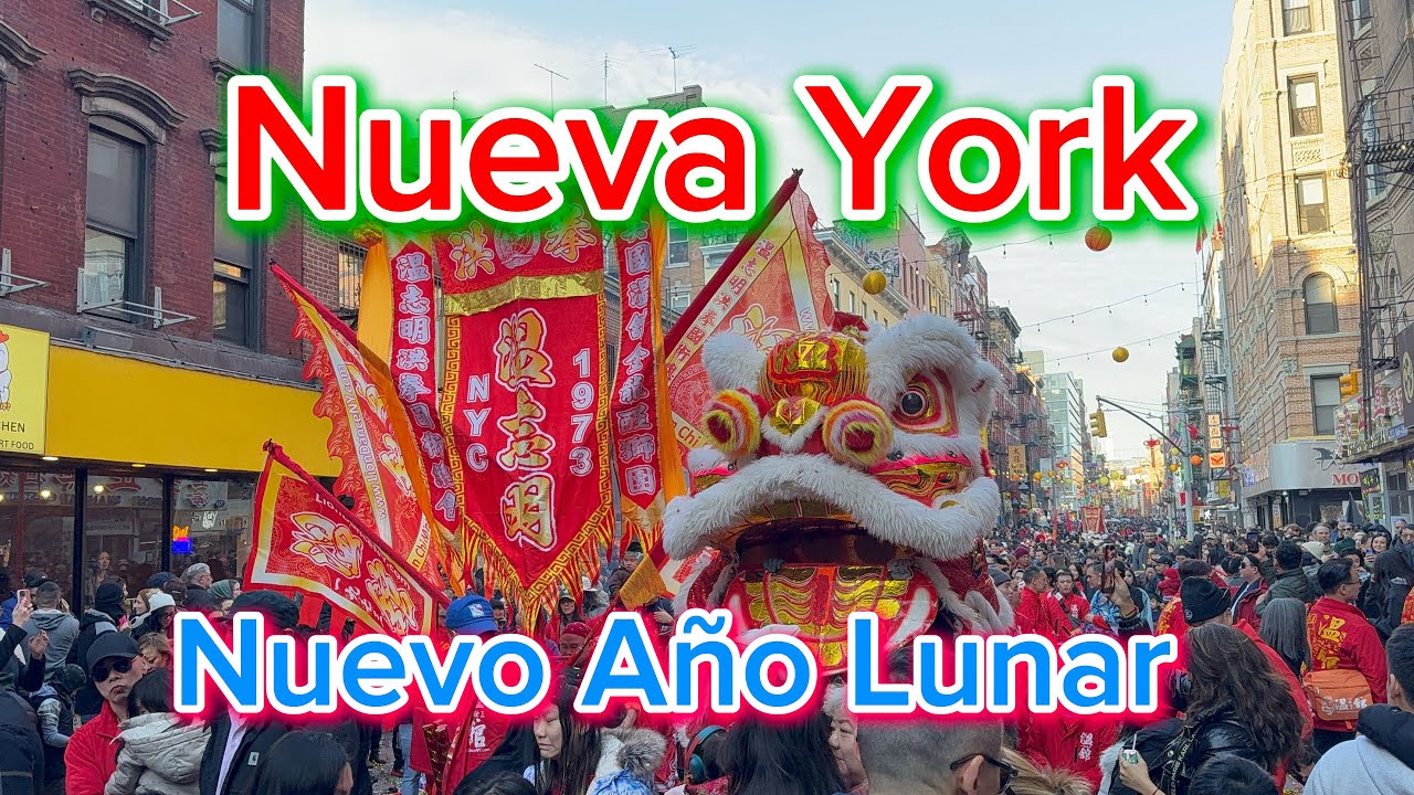 Nuevo Año Lunar 🐎🔥Chinatown Manhattan Nueva York 2026