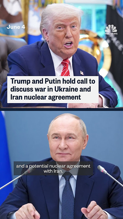 Trump and Putin hold call to discuss war in Ukraine and Iran nuclear agreement