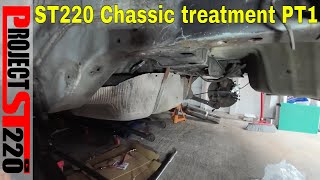 Ford Mondeo Mk3 ST220 chassis clean up Part 1
