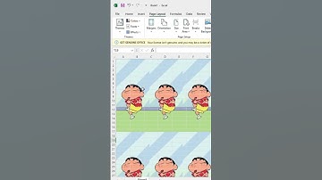 Excel me Shin chan ki Photo #excel Excel me Photo Add karna #exceltricks #exceltips #shorts