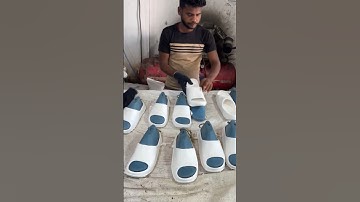 Amazing Process of Making Flip Flop #flipflops #shorts