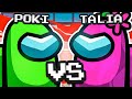 POKIMANE VS TALIA MAR | Among Us