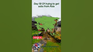 Day 18 Of trying to get subs from Asia #mapper #mapchart #countrymusic #countryworld #mapping #maps