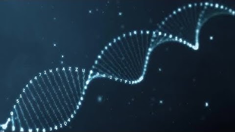 DNA Rotation From Hexadecimal Code Stock Motion Graphics