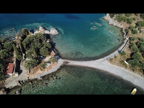 Η χερσονησίδα Σκοπά (Ν.Λακωνίας) ΑΝΩΘΕΝ - Aerial video by drones Dji