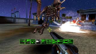 Serious Sam: First Encounter, Serious Mode Playthrough - Lvl 12, Karnak, Complete