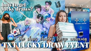 TXT The Chaos Chapter Freeze LUCKY DRAW EVENT SEOUL + real talk about lucky draw events and unboxing