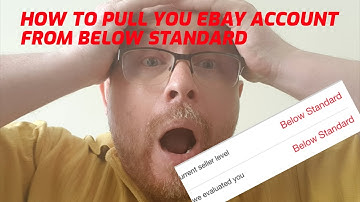 How to fix Below Standard account on Ebay? Reselling on Ebay UK