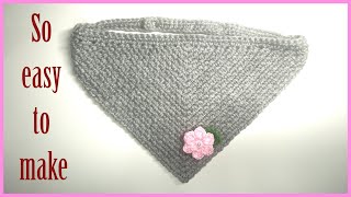 Very Easy Crochet Dog Bandana by Angel knits too 510 views 2 months ago 8 minutes, 17 seconds