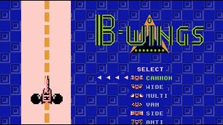 B-Wings / Ｂウィング (1984) NES - My secret weapon! Part 1 w/ Cheats