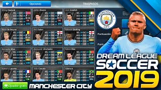 Plantilla del Manchester City 2022-2023 para Dream League Soccer 2019 (DLS 19) Normal y al 100%