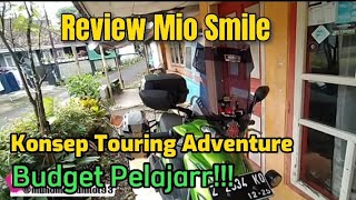 Mio Smile Modifikasi Konsep Touring adventure || Dana Pelajar